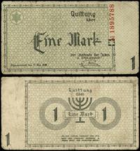 1 marka 15.05.1940, bez oznaczenia serii, numera