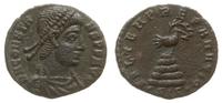 follis 348-350 r., Siscia, Aw: Popiersie cesarza