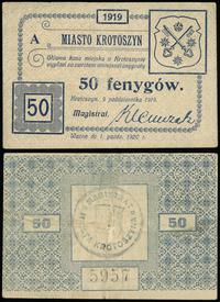 50 fenigów 9.10.1919, seria A 5957, Podczaski P-