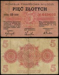 5 złotych 1939, seria ID 649603, Podczaski D-010