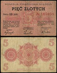 5 złotych 1939, seria ID 167058, Podczaski D-010