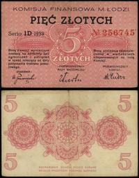 5 złotych 1939, seria ID 256745, Podczaski D-010