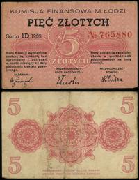 5 złotych 1939, seria ID 765880, Podczaski D-010