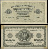 500.000 marek polskich 30.08.1923, seria U, nume