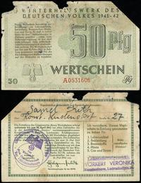 50 fenigów 1941-1942, seria A, numeracja 0531606