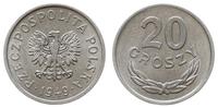 20 groszy 1949, aluminium, Parchimowicz 207b