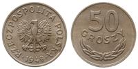 50 groszy 1949, miedzionikiel, Parchimowicz 209a