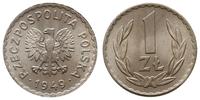 1 złoty 1949, miedzionikiel, Parchimowicz 212a