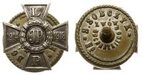 II Rzeczpospolita 1918-1939, miniatura odznaki legionowej Krzyż Legionowy, lata 20 XX wieku