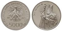 5.000 złotych 1987, Warszawa, Jan Paweł II (popi