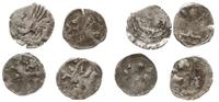 zestaw 4 denarów, 3 x Trzebiatów, 1 x Szczecin (