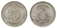 20 fenigów 1873 A, Berlin, piękne, Jaeger 5
