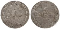 1 korona niedobita data (1696), Londyn, srebro "