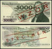 5.000 złotych 1.06.1982, seria A 0000000, czerwo