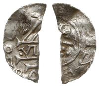fragment denara typu bawarskiego, łączący równie