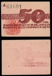 50 fenigów 02.11.1944, seria A, numeracja 61091,