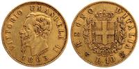 10 lirów 1863, złoto 3.17 g
