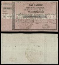 Polska, obligacja tymczasowa na 100 złotych polskich, 1863