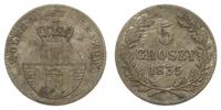 5 groszy 1835, Wiedeń, patyna, Plage 296