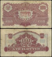 100 złotych 1944, "OBOWIĄZKOWYM", seria TA, nume