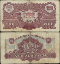 100 złotych 1944, "OBOWIĄZKOWYM", seria XA, nume