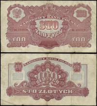 100 złotych 1944, "OBOWIĄZKOWE", seria BA, numer