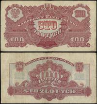 100 złotych 1944, "OBOWIĄZKOWE", seria MX, numer