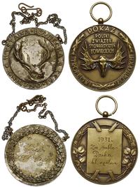 zestaw łowieckich medali nagrodowych, 1. medal z