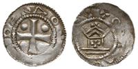 denar 983-1002, Aw: Krzyż z kulkami w kątach, Rw