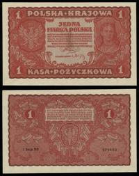 1 marka polska 23.08.1919, I Serja BO 676483, Mi