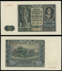 50 złotych 1.08.1941, seria A 4776472, Miłczak 1