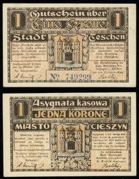 1 korona 25.10.1919, numeracja 749299, Podczaski