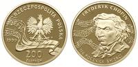 200 złotych 1999, Warszawa, F. Chopin - 150. roc