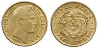 5 peso 1919, złoto  "916", 8.04 g, Fr. 113