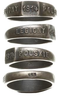pierścionek legionowy 1914 r, na pierścieniu nap