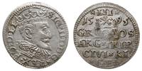 trojak  1595, Ryga, ładny, Iger R.95.1.c, Gerbas