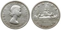 dolar 1959, srebro "800", 23.48 g, lekko przeczy