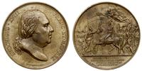 Francja, medal poświęcony ekspedycji francuskiej do Hiszpanii zakończonej zdobyciem Madrytu,, 1823,