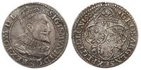 szóstak 1596, Malbork, mała głowa króla, patyna,
