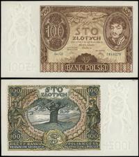 100 złotych 09.11.1934, seria CD 7849279, ugięci