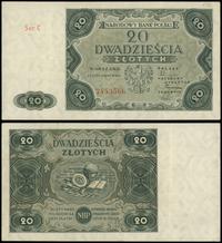 20 złotych 15.07.1947, seria C 7453566, kilkakro