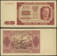 100 złotych 01.07.1948, seria CY 5340829, złaman