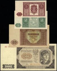zestaw polskich banknotów: , 1) 1 złoty 15.05.19