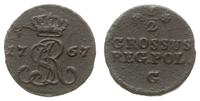 Polska, 1/2 grosza, 1767 G