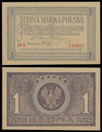 1 marka polska 17.05.1919, seria IAA, numeracja 