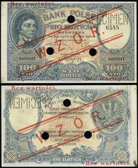 100 złotych 28.02.1919, seria C, numeracja 64289