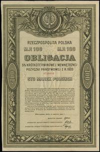 zestaw obligacji:, obligacja 1.000 marek polskic