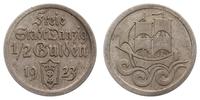 1/2 guldena 1923, Utrecht, Koga, srebro 2.47 g, 