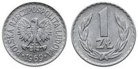 1 złoty 1969, Warszawa, Bardzo ładne., Parchimow