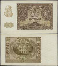100 złotych 1.03.1940, seria E, numeracja 081325